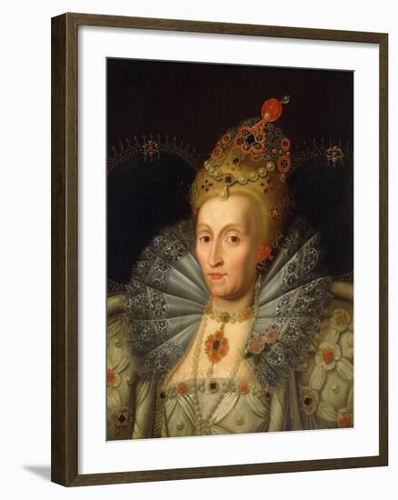 Portrait of Queen Elizabeth I-Marcus Gheeraerts-Framed Giclee Print