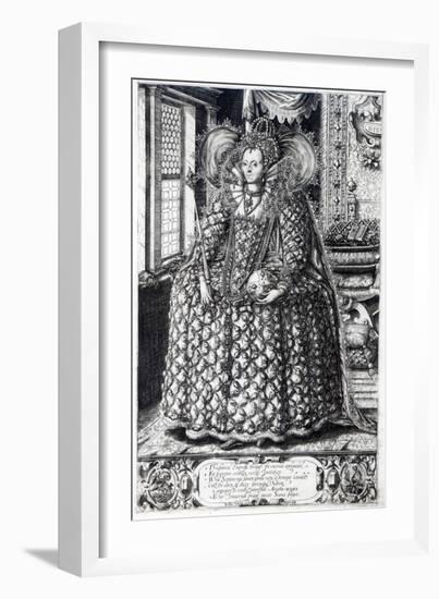 Portrait of Queen Elizabeth I-William Rogers-Framed Giclee Print