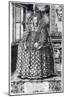 Portrait of Queen Elizabeth I-William Rogers-Mounted Giclee Print