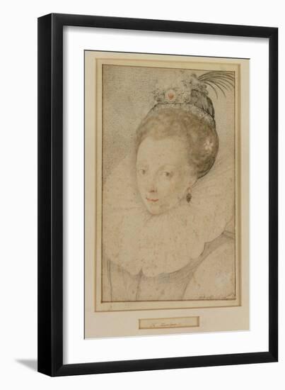 Portrait of Queen Elizabeth I-Federico Zuccaro-Framed Giclee Print