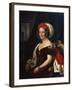 Portrait of Queen Frederica of Hanover, (1778-184), 19th Century-Franz Kruger-Framed Giclee Print