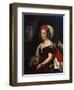 Portrait of Queen Frederica of Hanover, (1778-184), 19th Century-Franz Kruger-Framed Giclee Print