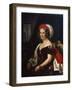 Portrait of Queen Frederica of Hanover, (1778-184), 19th Century-Franz Kruger-Framed Giclee Print