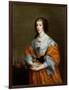 Portrait of Queen Henrietta Maria (1609-69)-Sir Anthony Van Dyck-Framed Giclee Print