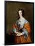 Portrait of Queen Henrietta Maria (1609-69)-Sir Anthony Van Dyck-Framed Giclee Print