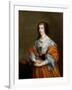 Portrait of Queen Henrietta Maria (1609-69)-Sir Anthony Van Dyck-Framed Giclee Print