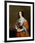 Portrait of Queen Henrietta Maria (1609-69)-Sir Anthony Van Dyck-Framed Giclee Print