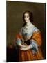 Portrait of Queen Henrietta Maria (1609-69)-Sir Anthony Van Dyck-Mounted Giclee Print