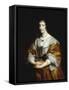 Portrait of Queen Henrietta Maria-Sir Anthony Van Dyck-Framed Stretched Canvas