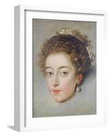 Portrait of Queen Henriette-Marie of France-Frans II Pourbus-Framed Giclee Print