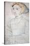 Portrait of Queen Jane Seymour-Hans Holbein the Younger-Stretched Canvas