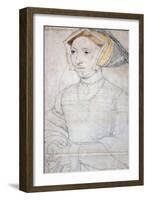 Portrait of Queen Jane Seymour-Hans Holbein the Younger-Framed Premium Giclee Print