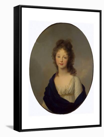 Portrait of Queen Louise of Prussia, (1776-181), 1798-Johann Friedrich August Tischbein-Framed Stretched Canvas