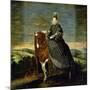 Portrait of Queen Margaret of Austria-Diego Velazquez-Mounted Giclee Print