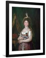 Portrait of Queen Maria Luisa, 18th century. Artist: Unknown-Francisco Goya-Framed Giclee Print