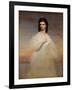 Portrait of Queen Maria Sophia of Naples, C.1860-Franz Xaver Winterhalter-Framed Giclee Print