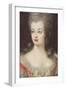 Portrait of Queen Marie Antoinette of France (1755-179), Mid of the 18th C-null-Framed Giclee Print