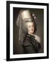 Portrait of Queen Marie Antoinette of France (1755-179)-Adolf Ulrik Wertmüller-Framed Giclee Print