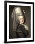 Portrait of Queen Marie Antoinette of France (1755-179)-Adolf Ulrik Wertmüller-Framed Giclee Print