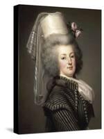 Portrait of Queen Marie Antoinette of France (1755-179)-Adolf Ulrik Wertmüller-Stretched Canvas