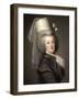 Portrait of Queen Marie Antoinette of France (1755-179)-Adolf Ulrik Wertmüller-Framed Giclee Print