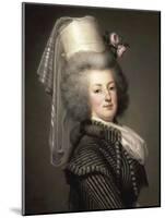 Portrait of Queen Marie Antoinette of France (1755-179)-Adolf Ulrik Wertmüller-Mounted Giclee Print