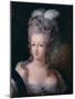 Portrait of Queen Marie Antoinette of France, 1775-Jean-Baptiste André Gautier d'Agoty-Mounted Giclee Print