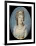 Portrait of Queen Marie Antoinette with a Pearl Necklace, 1792-François Dumont-Framed Giclee Print