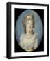 Portrait of Queen Marie Antoinette with a Pearl Necklace, 1792-François Dumont-Framed Giclee Print