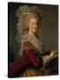 Portrait of Queen Marie Antoinette-Elisabeth Louise Vigee-LeBrun-Stretched Canvas