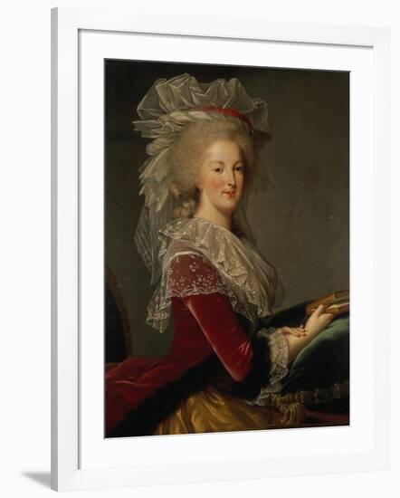 Portrait of Queen Marie Antoinette-Elisabeth Louise Vigee-LeBrun-Framed Giclee Print