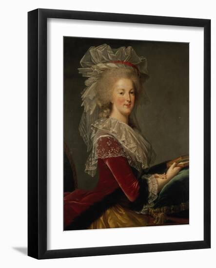 Portrait of Queen Marie Antoinette-Elisabeth Louise Vigee-LeBrun-Framed Giclee Print