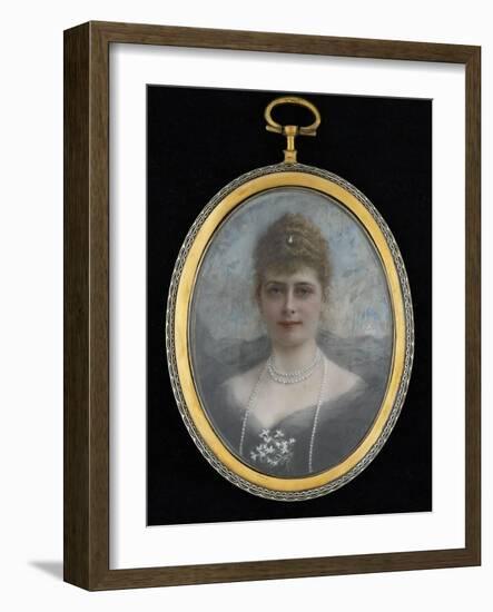 Portrait of Queen Mary, 1893-Charles James Turrell-Framed Giclee Print