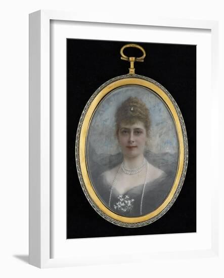 Portrait of Queen Mary, 1893-Charles James Turrell-Framed Giclee Print