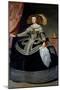 Portrait of Queen Mary-Anne of Austria by Diego Velazquez-null-Mounted Giclee Print