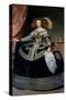 Portrait of Queen Mary-Anne of Austria by Diego Velazquez-null-Stretched Canvas