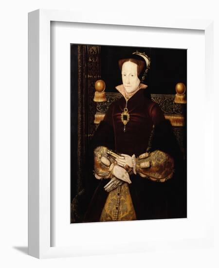 Portrait of Queen Mary I-Anthonis Mor-Framed Giclee Print
