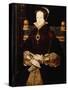 Portrait of Queen Mary I-Anthonis Mor-Stretched Canvas