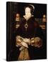 Portrait of Queen Mary I-Anthonis Mor-Stretched Canvas
