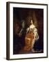 Portrait of Queen Mary II of England, (1662-169), 1683-Caspar Netscher-Framed Giclee Print