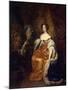 Portrait of Queen Mary II of England, (1662-169), 1683-Caspar Netscher-Mounted Giclee Print