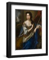 Portrait of Queen Mary II of Modena-John Riley-Framed Premium Giclee Print