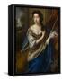 Portrait of Queen Mary II of Modena-John Riley-Framed Stretched Canvas