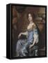 Portrait of Queen Mary II-Sir Peter Lely-Framed Stretched Canvas