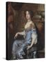 Portrait of Queen Mary II-Sir Peter Lely-Stretched Canvas