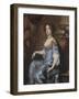 Portrait of Queen Mary II-Sir Peter Lely-Framed Giclee Print