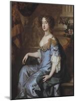 Portrait of Queen Mary II-Sir Peter Lely-Mounted Giclee Print