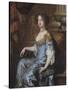 Portrait of Queen Mary II-Sir Peter Lely-Stretched Canvas