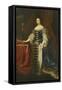 Portrait of Queen Mary in State Robes-Godfrey Kneller-Framed Stretched Canvas