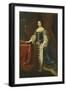 Portrait of Queen Mary in State Robes-Godfrey Kneller-Framed Giclee Print